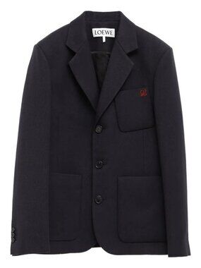 Loewe Wool Blazer With Logo Tag Size 50 Men